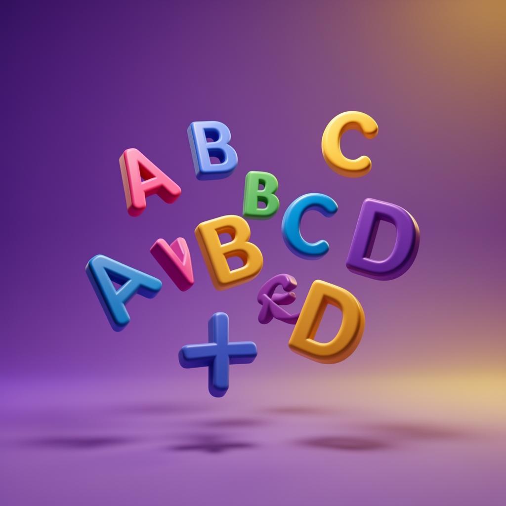 English alphabet letters